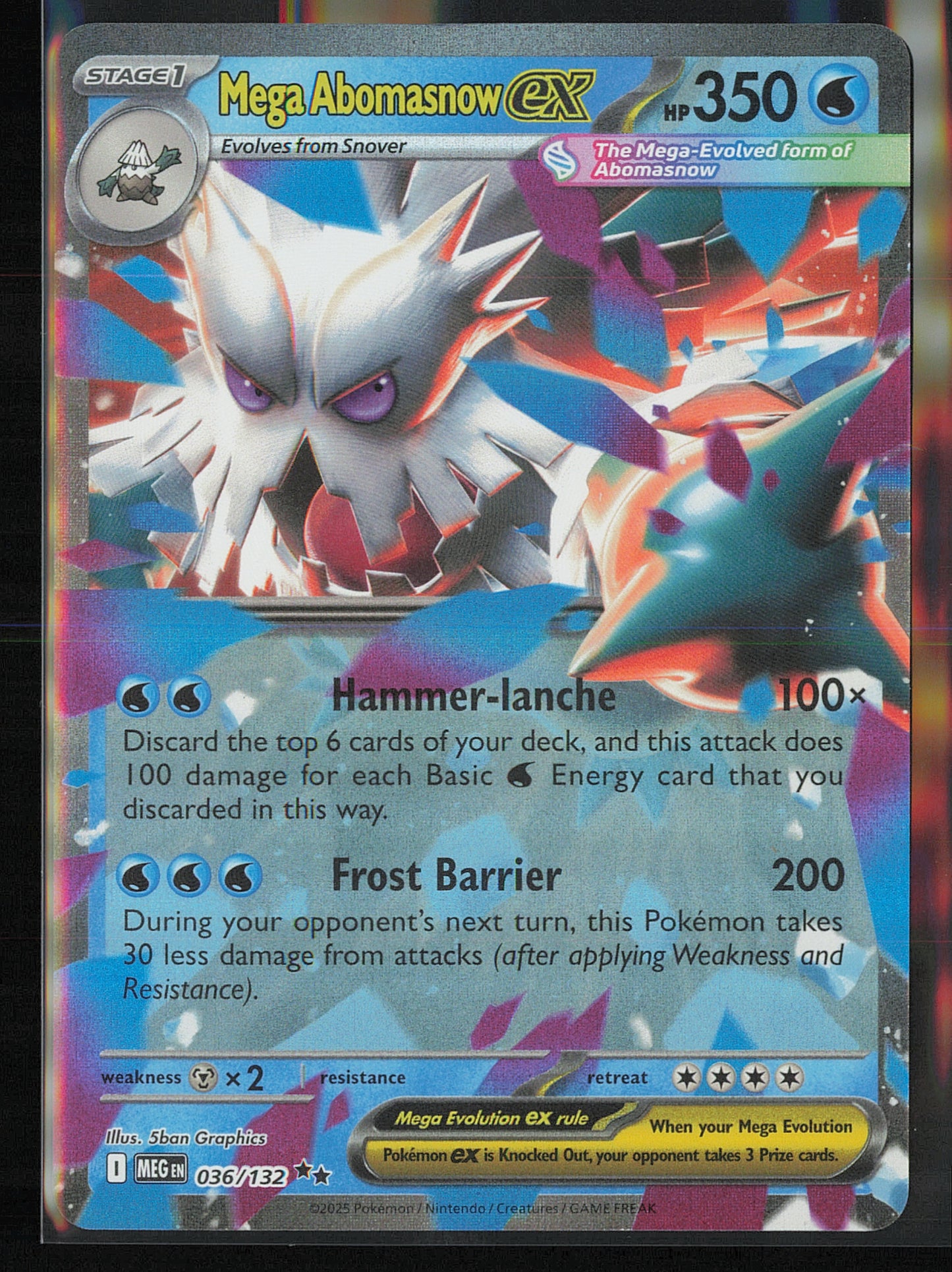 ME01: Mega Evolution #036/132 Mega Abomasnow ex