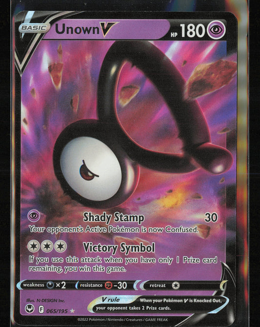 SWSH12: Silver Tempest #065/195 Unown V