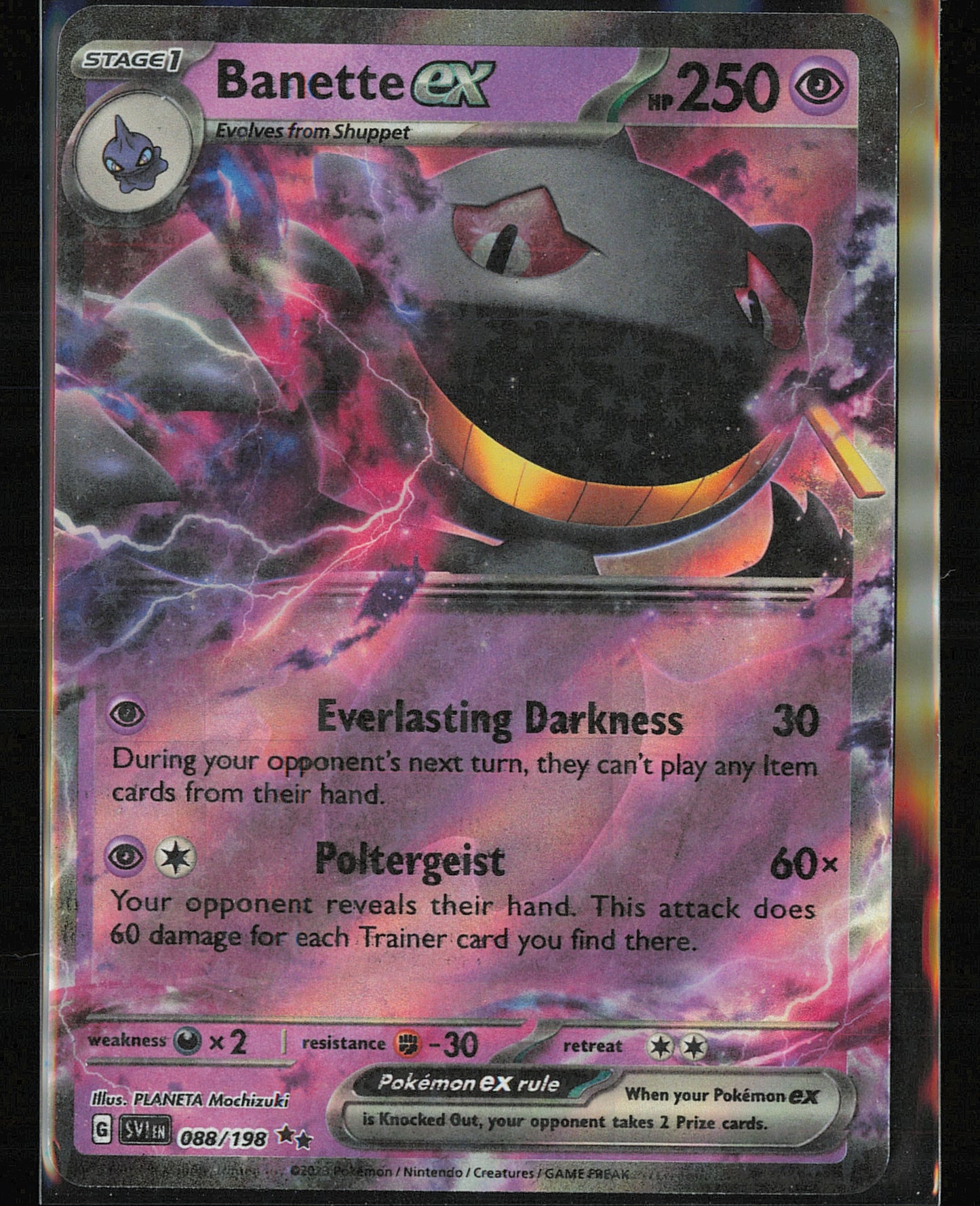 SV01: Scarlet & Violet Base Set #088/198 Banette ex