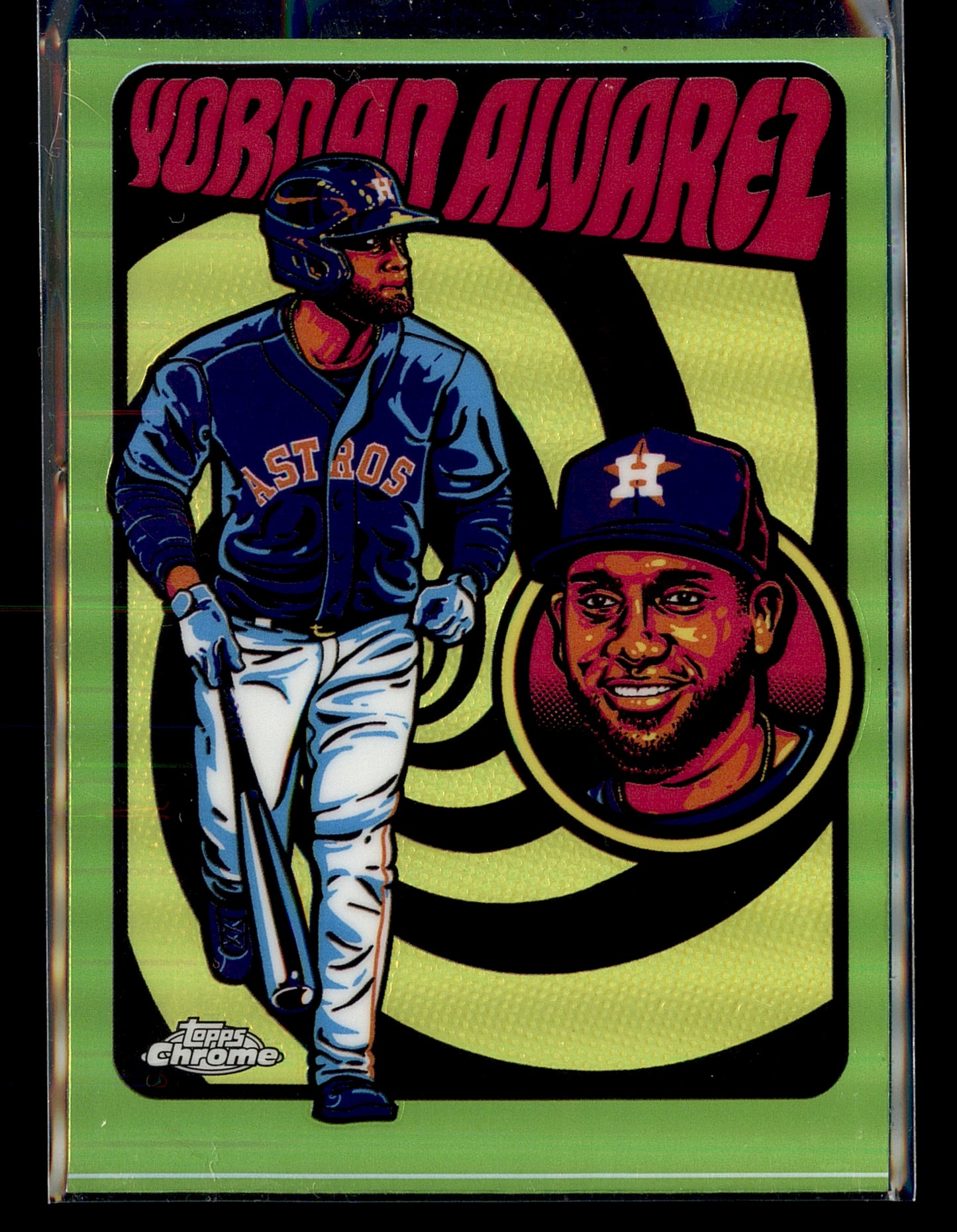 2024 Topps Chrome #UV-6 Yordan Alvarez Ultra Violet All-Stars