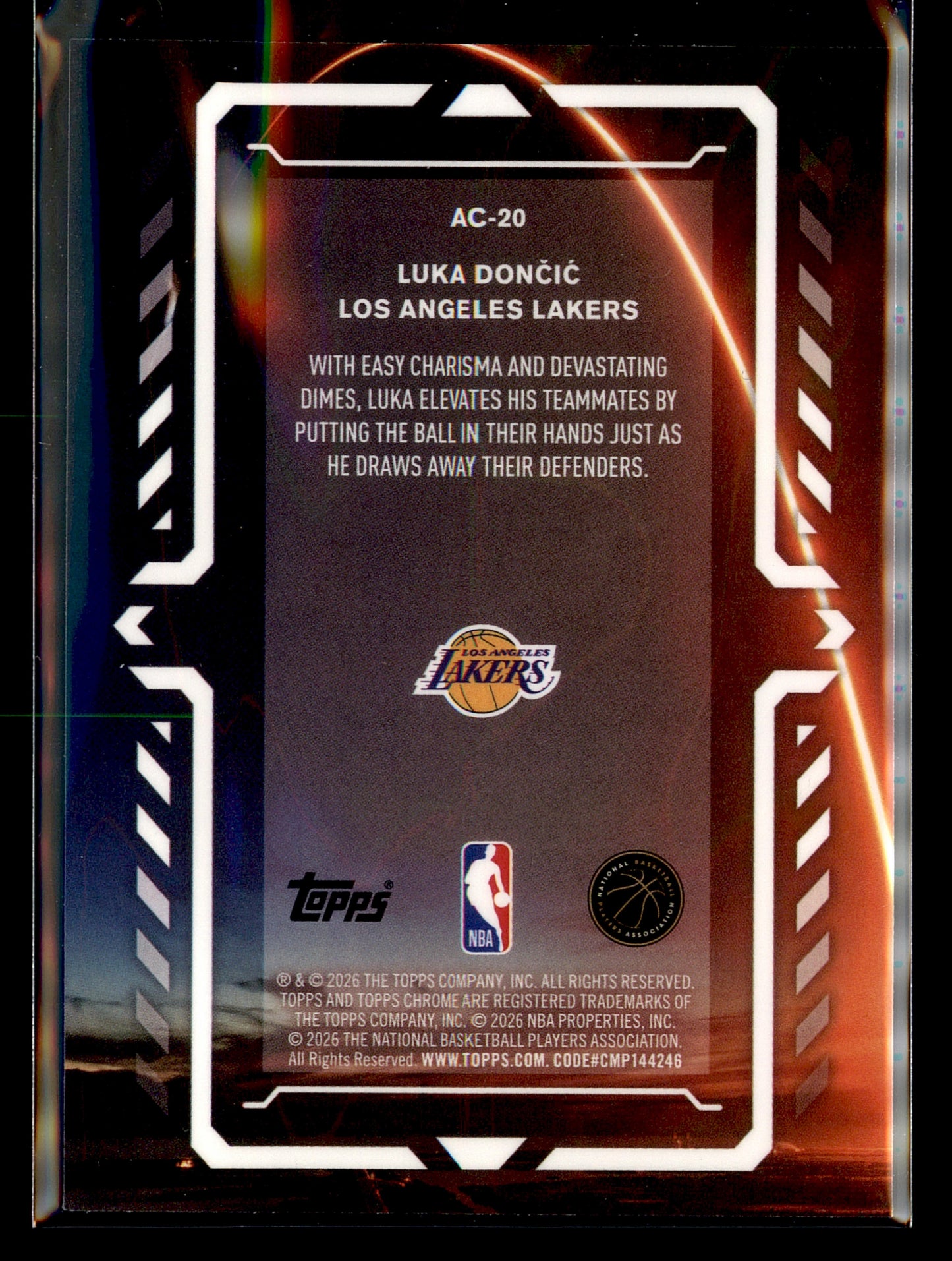 2025-26 Topps Chrome Update #AC-20 Luka Dončić Activators