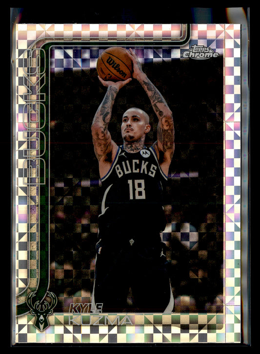 2025-26 Topps Chrome Update #113 Kyle Kuzma X-Fractor