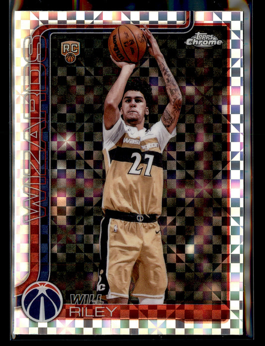2025-26 Topps Chrome Update #171 Will Riley X-Fractor