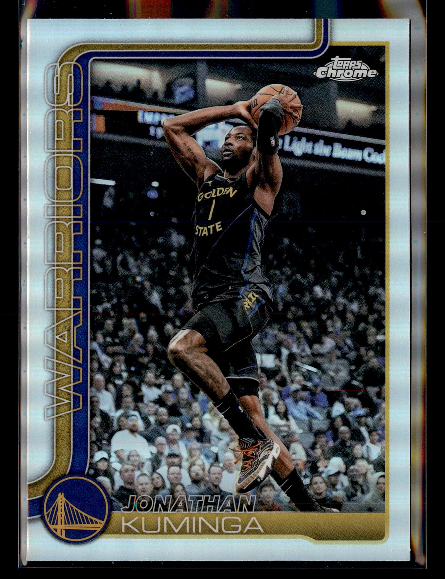 2025-26 Topps Chrome Update #98 Jonathan Kuminga Refractor