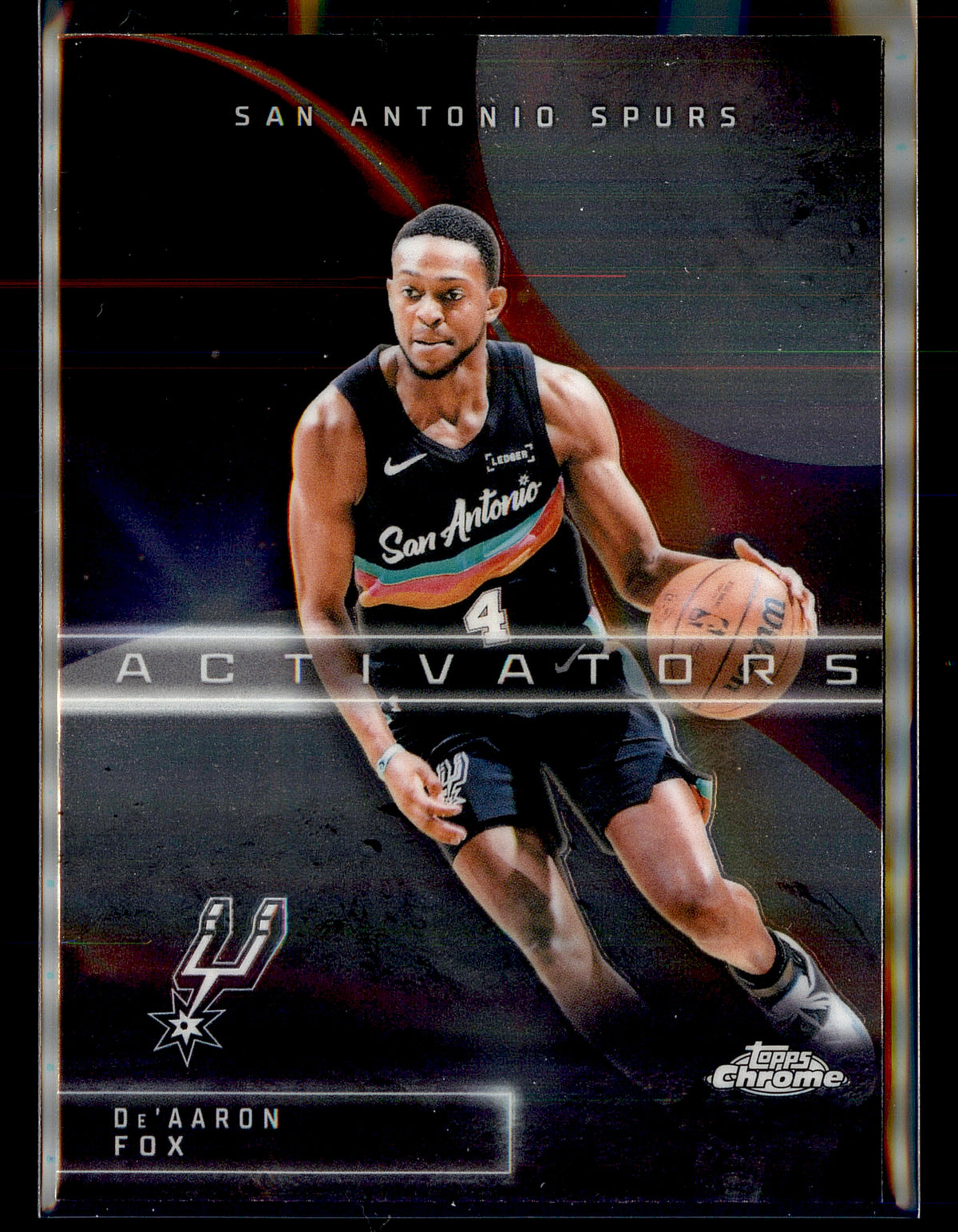 2025-26 Topps Chrome Update #AC-15 De’Aaron Fox Activators