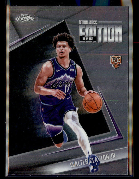 2025-26 Topps Chrome Update #GR-12 Walter Clayton Jr. New Editions