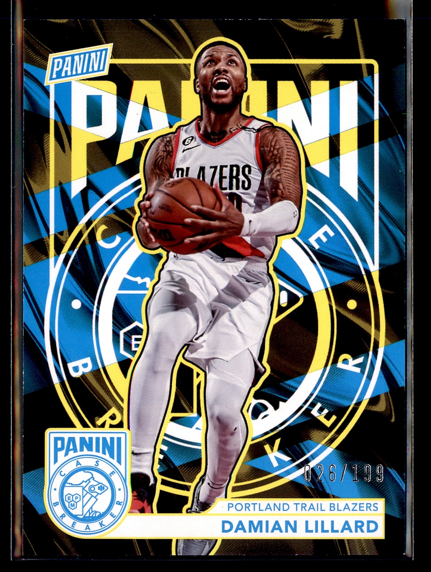 2023 Panini National Convention Case Breaker Damian Lillard #/199 Trail Blazers