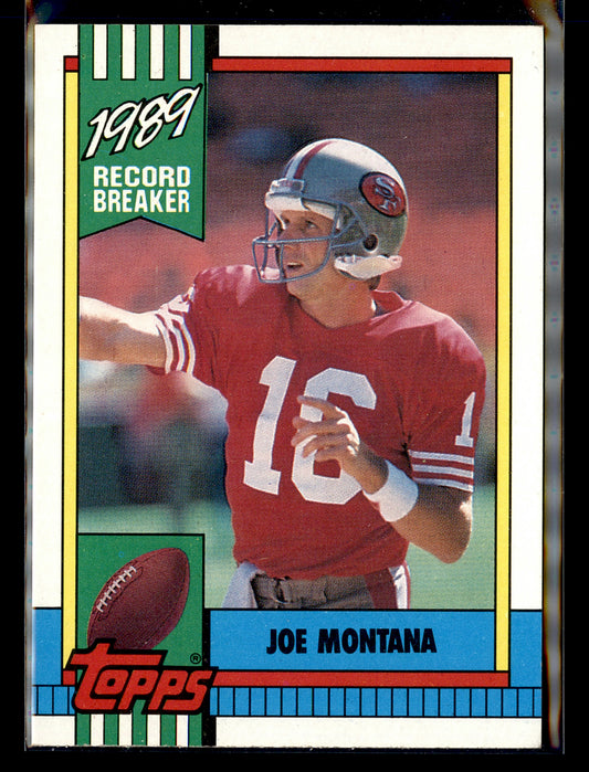 1990 Topps #1b Joe Montana