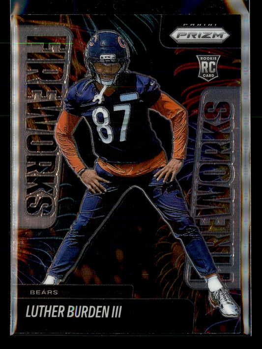 2025 Panini Prizm #20 Luther Burden III Fireworks