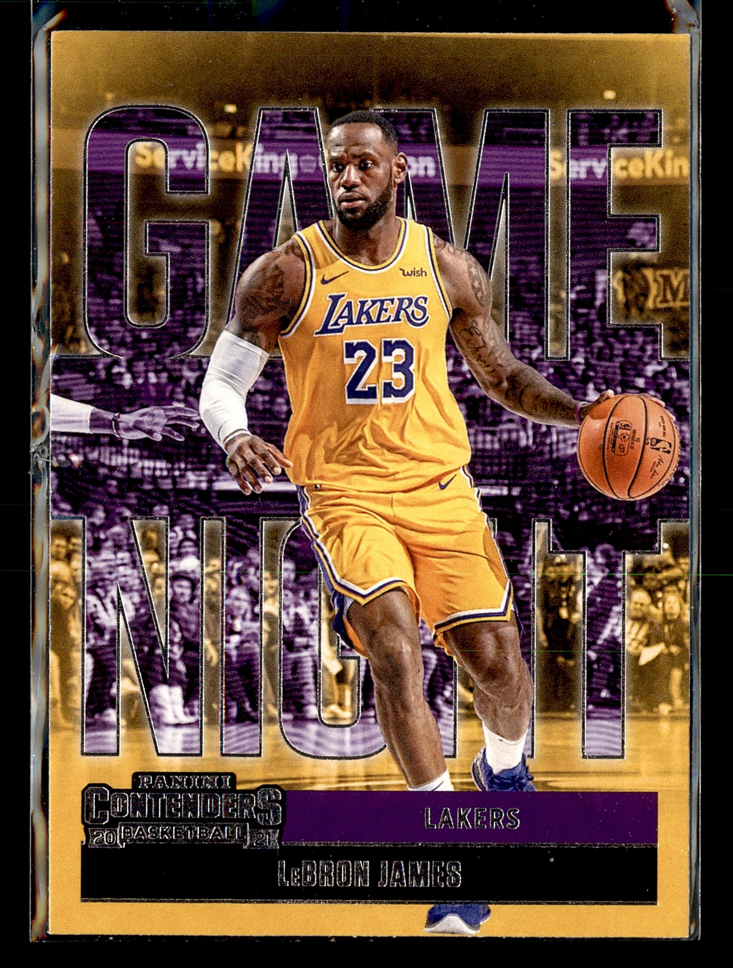 2020-21 Panini Contenders #5 LeBron James Game Night Ticket