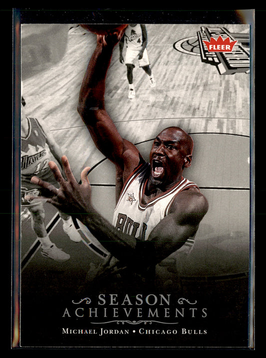 2007-08 Fleer Michael Jordan Box Set #SH14 Michael Jordan Season Achievements