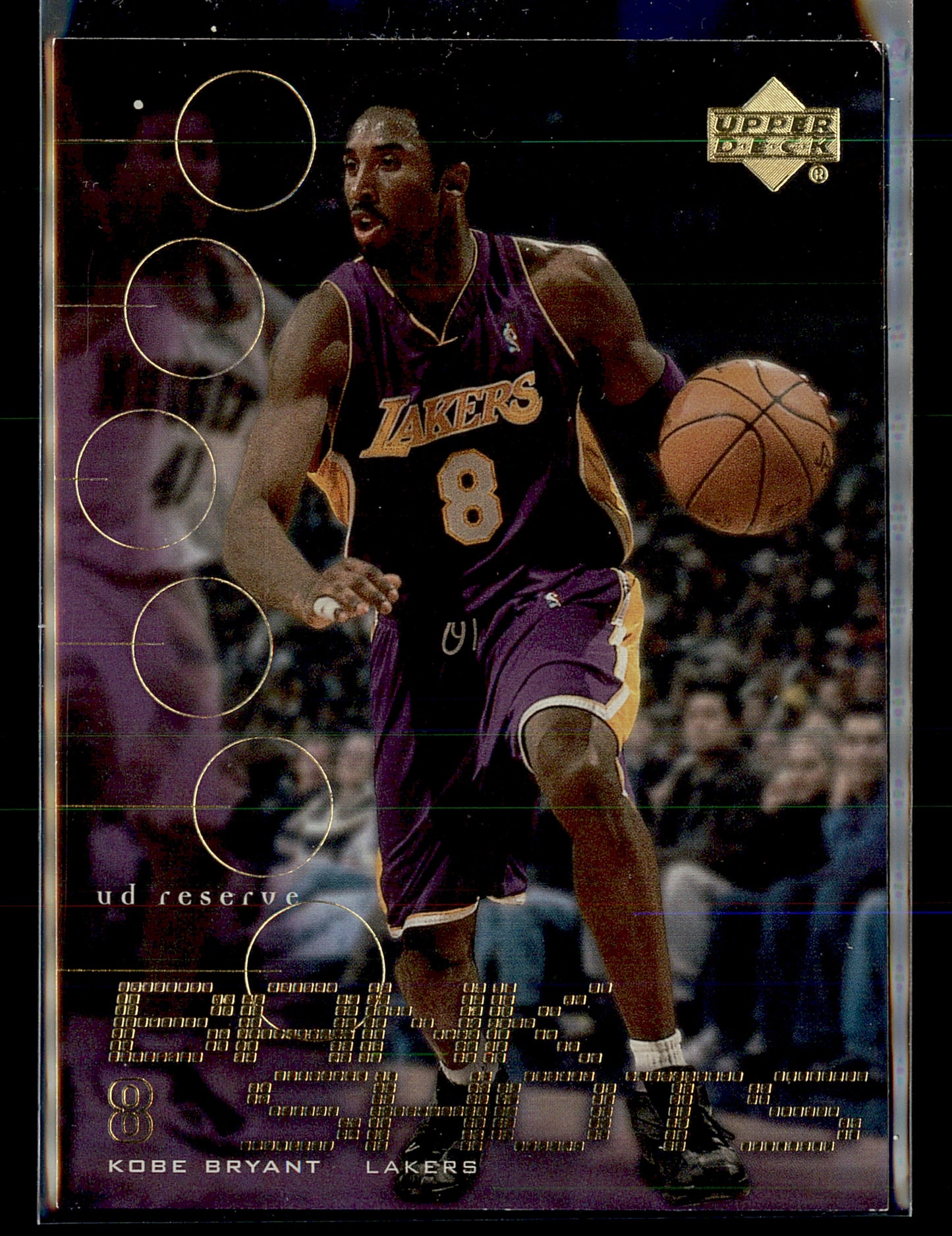 2000-01 UD Reserve #BK8 Kobe Bryant Bank Shots