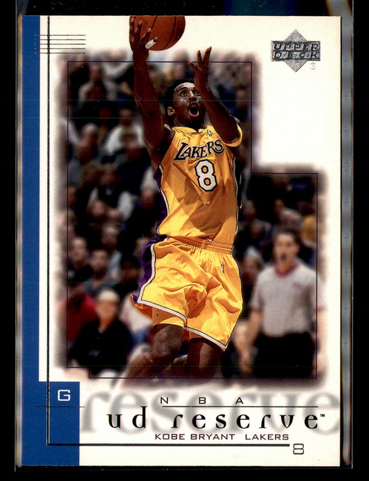 2000-01 UD Reserve #38 Kobe Bryant
