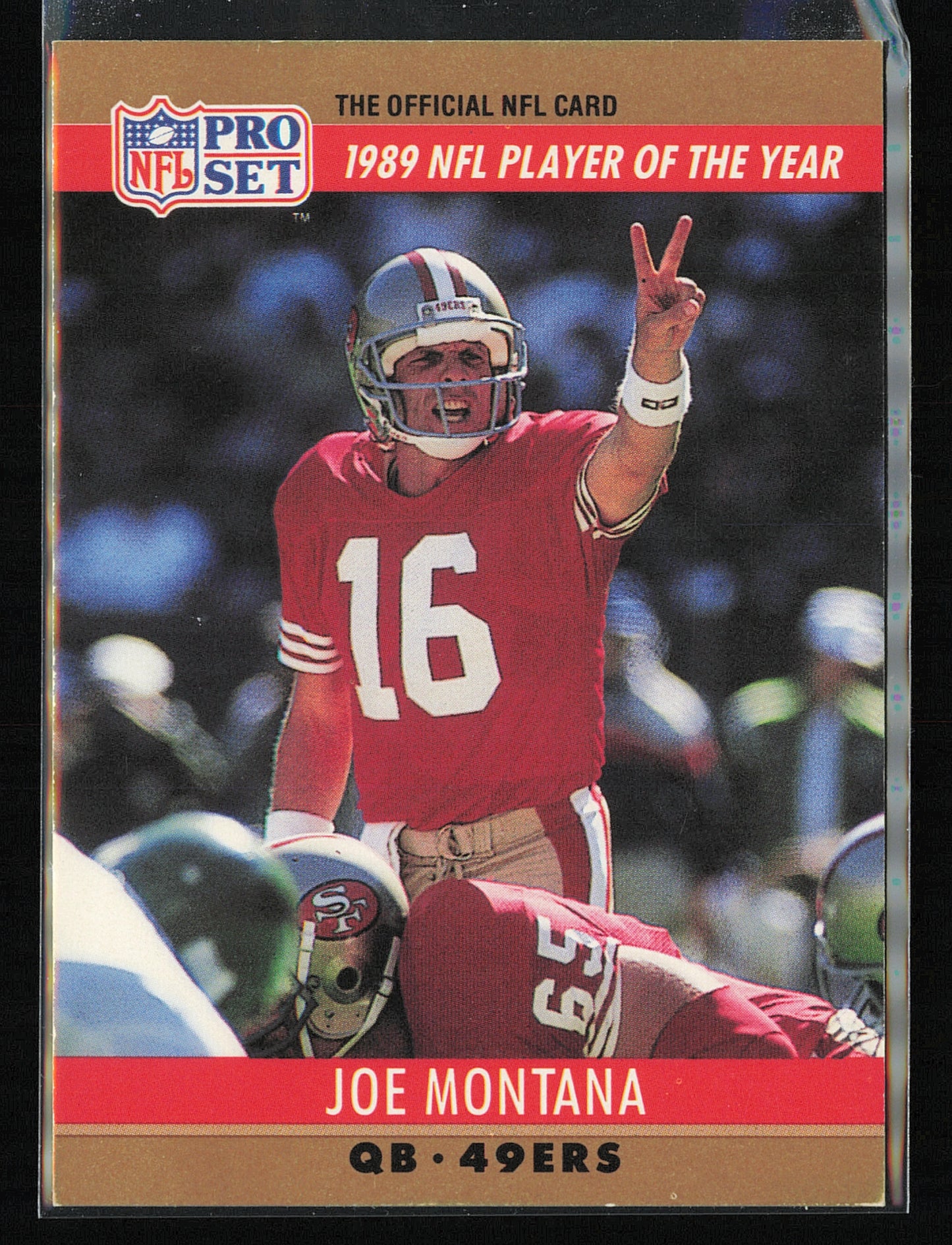 1990 Pro Set FACT Cincinnati #2 Joe Montana