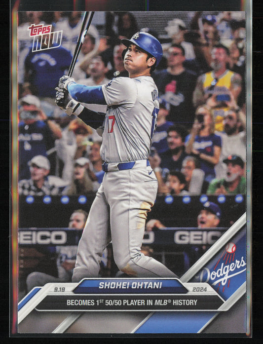 2024 Topps Now #722 Shohei Ohtani