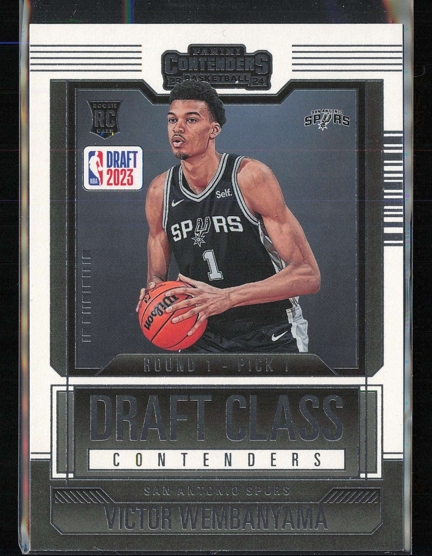 2023-24 Panini Contenders #9 Victor Wembanyama 2023 Draft Class Contenders