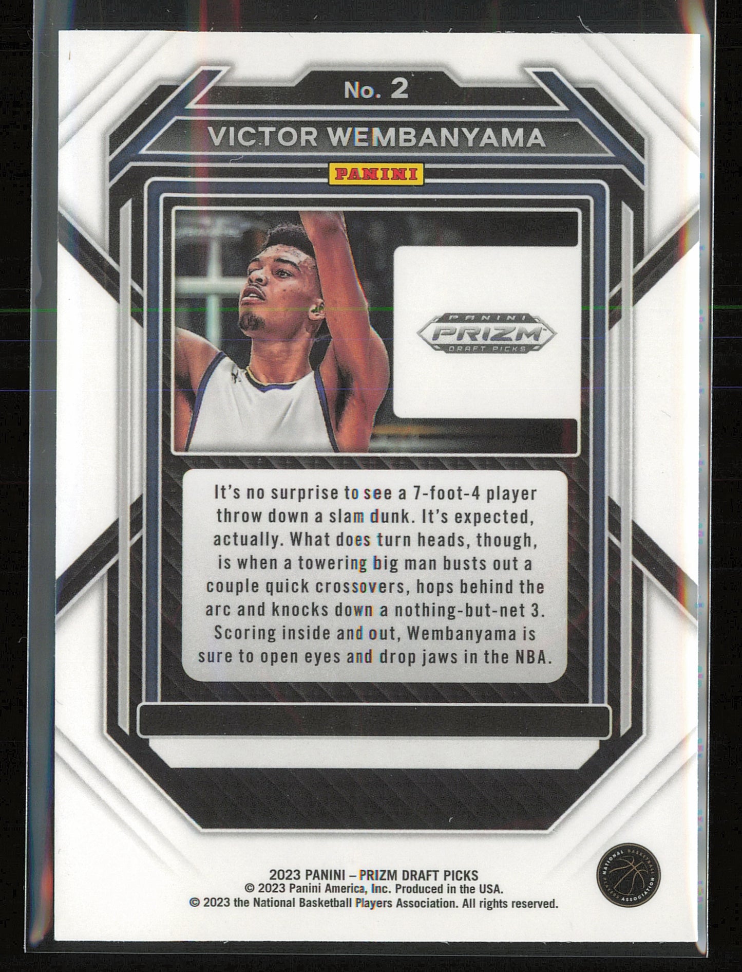 2023 Panini Prizm Draft Picks #2 Victor Wembanyama