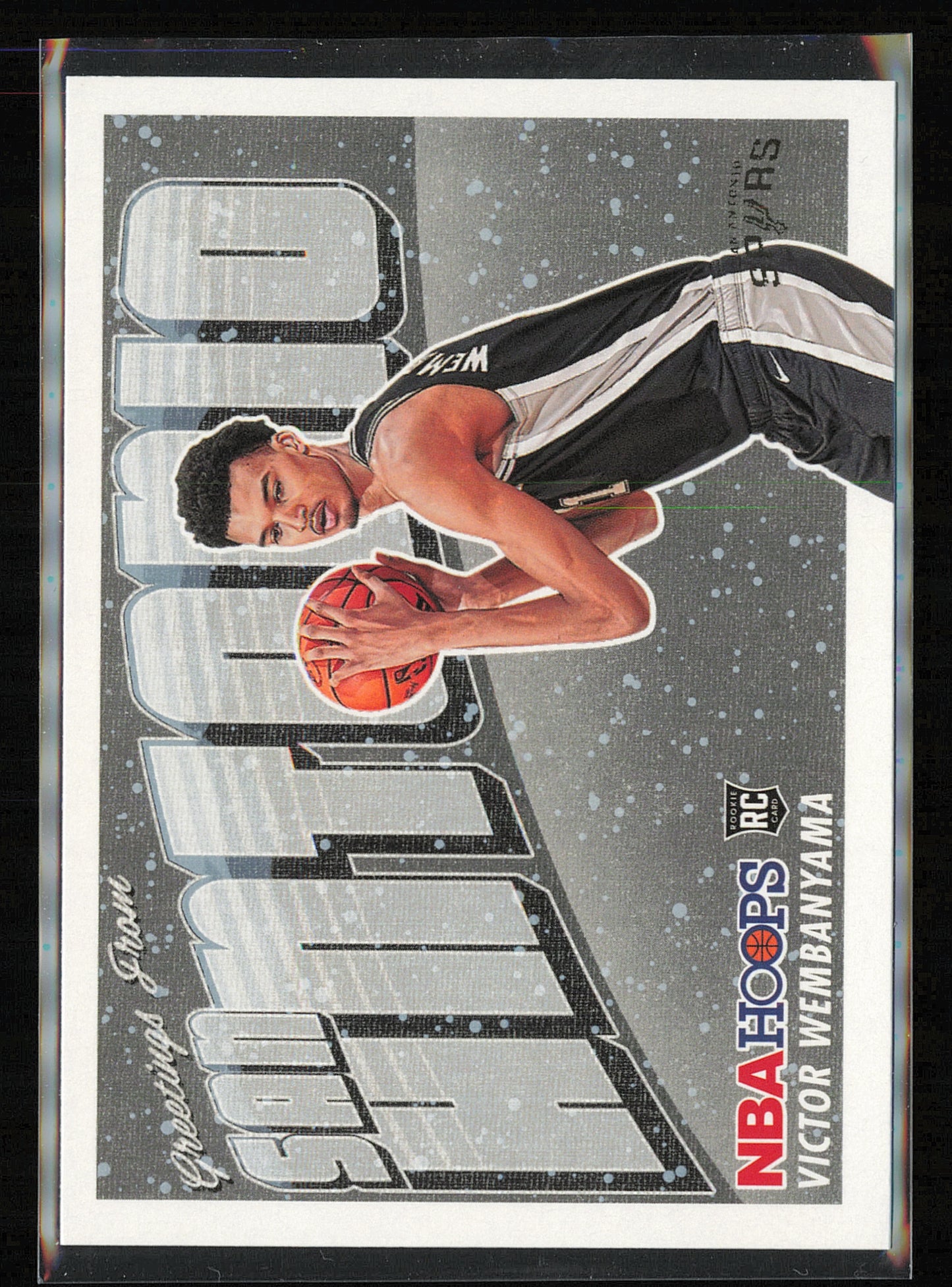 2023-24 Hoops Winter #1 Victor Wembanyama Rookie Greetings