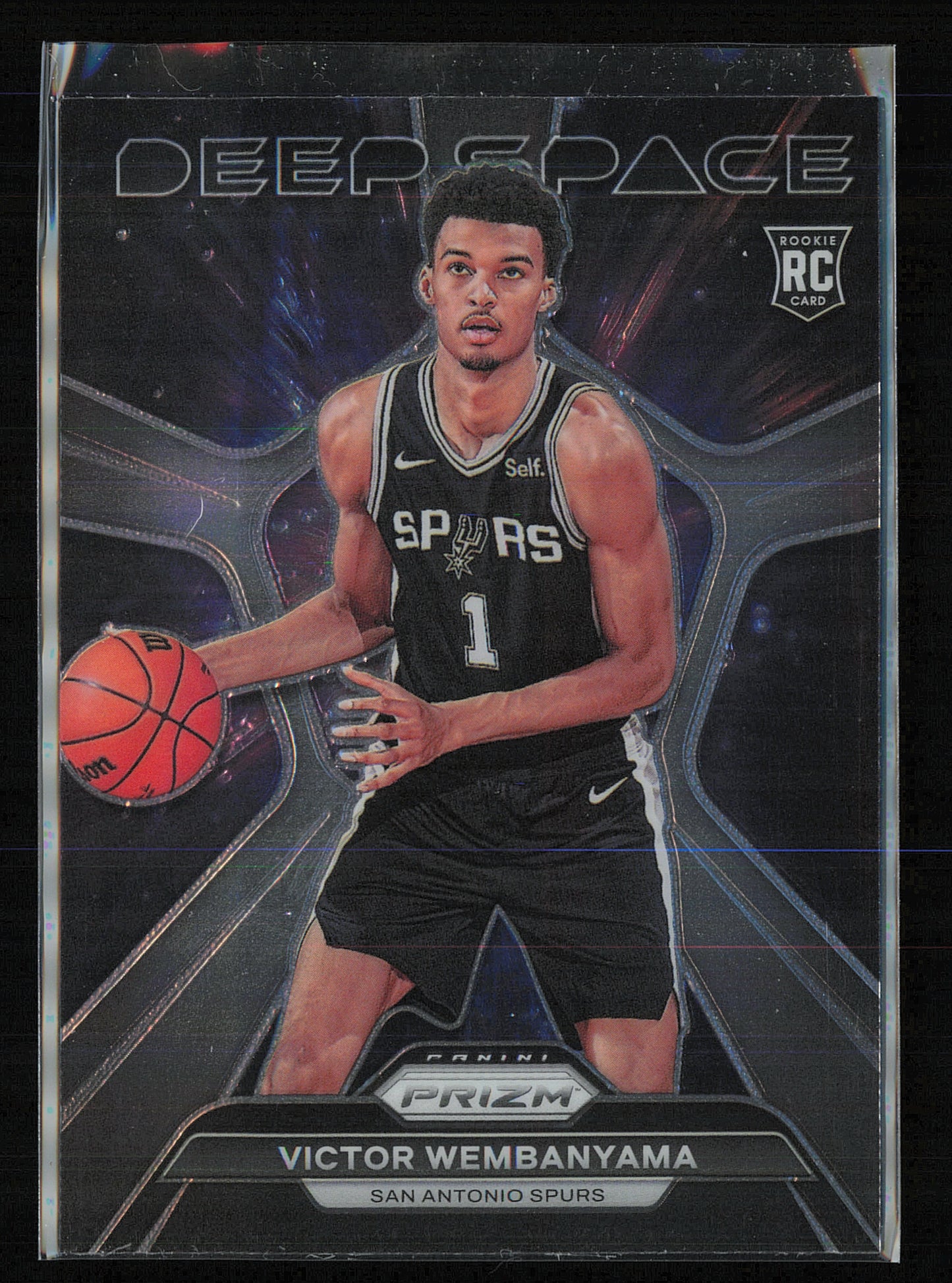 2023-24 Panini Prizm #1 Victor Wembanyama Deep Space