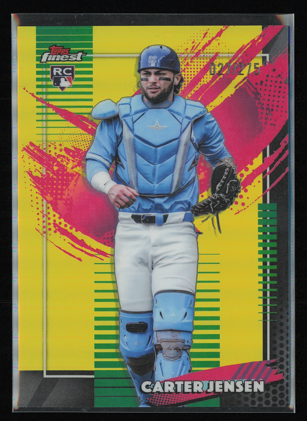 2026 Finest #284 Carter Jensen Yellow Refractors #/275