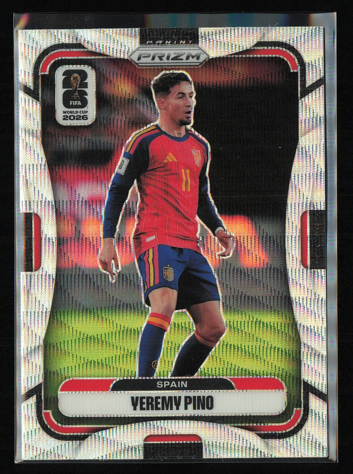 2026 Panini Prizm FIFA World Cup #79 Yeremy Pino Wave Prizms