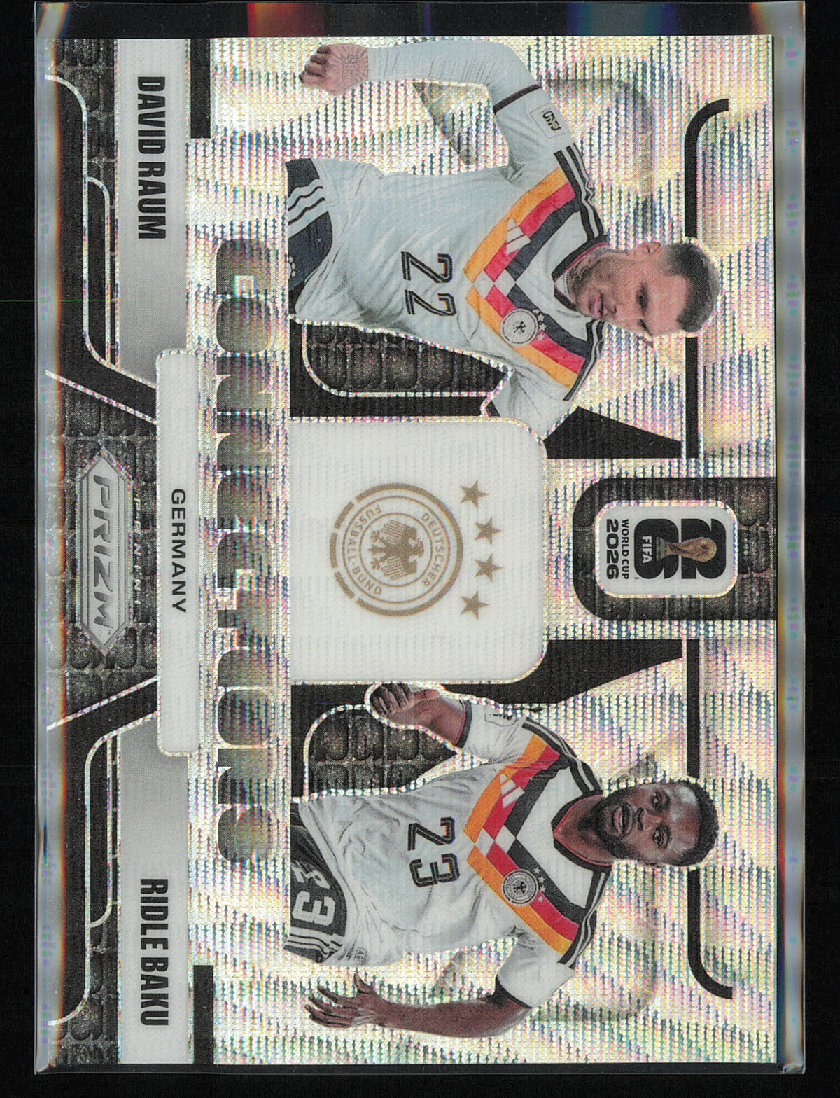 2026 Panini Prizm FIFA World Cup Wave DAVID RAUM/RIDLE BAKU Connections#1 German