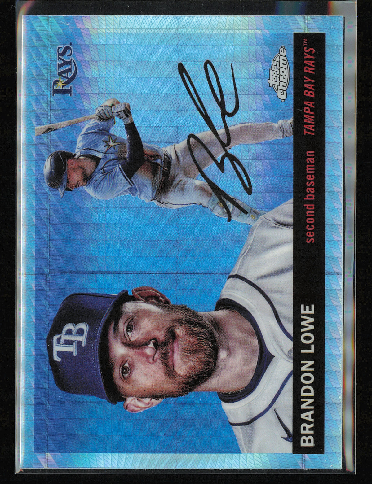 2025 Topps Chrome Platinum #194 Brandon Lowe Prism Refractors