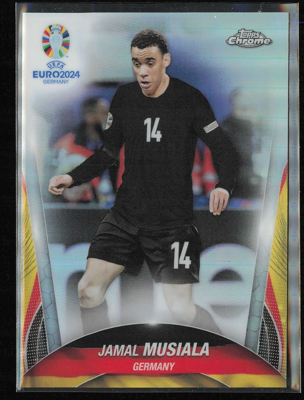 2024 Topps Chrome UEFA EURO #14 Jamal Musiala