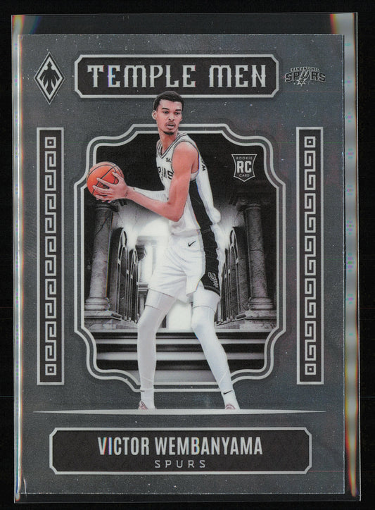 2023-24 Panini Phoenix #7 Victor Wembanyama Temple Men
