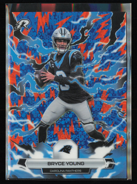 2025 Topps Resurgence #13 Bryce Young Blue & Orange Spark Refractor