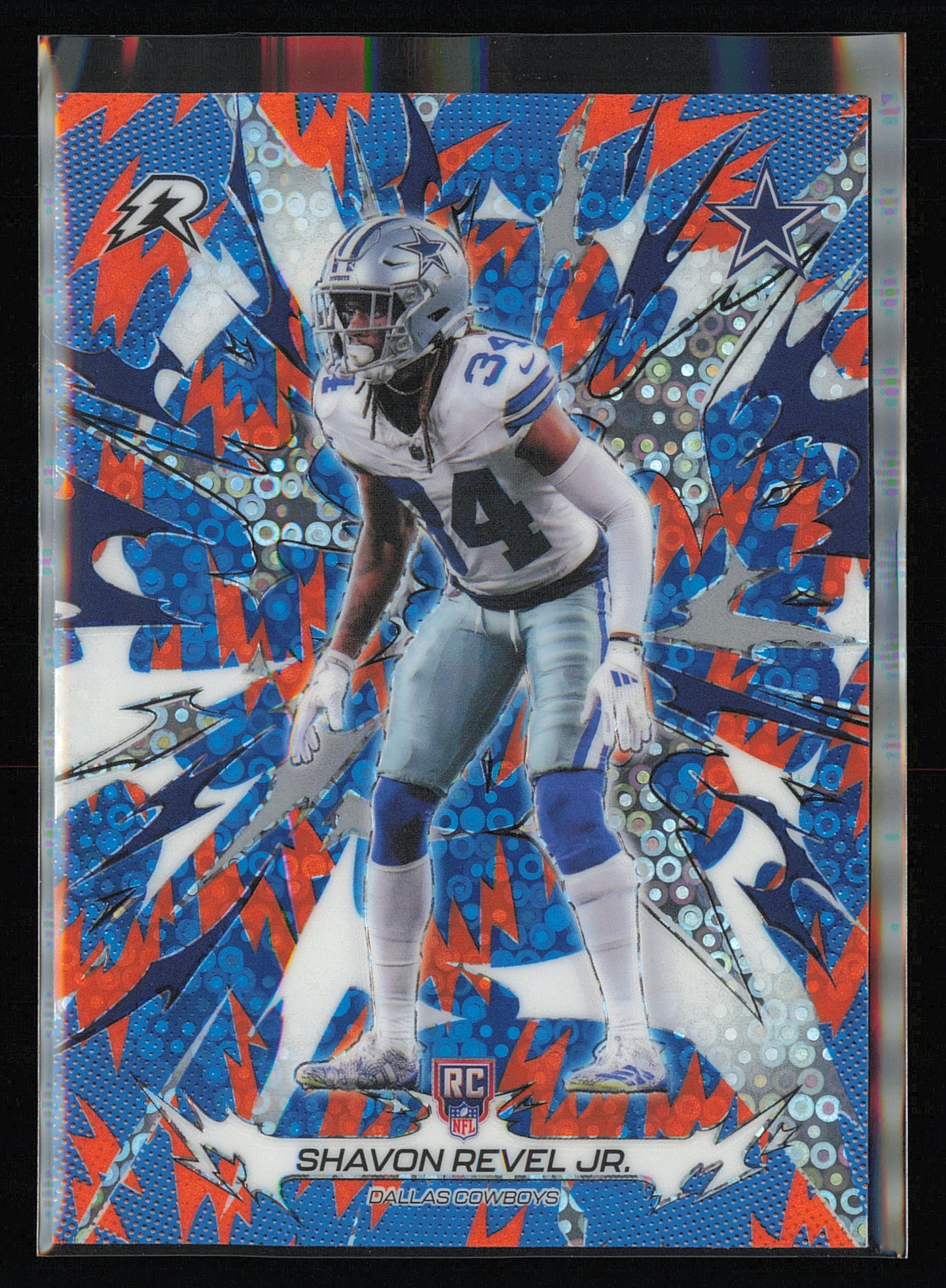 2025 Topps Resurgence #126 Shavon Revel Jr. Blue & Orange Spark Refractor