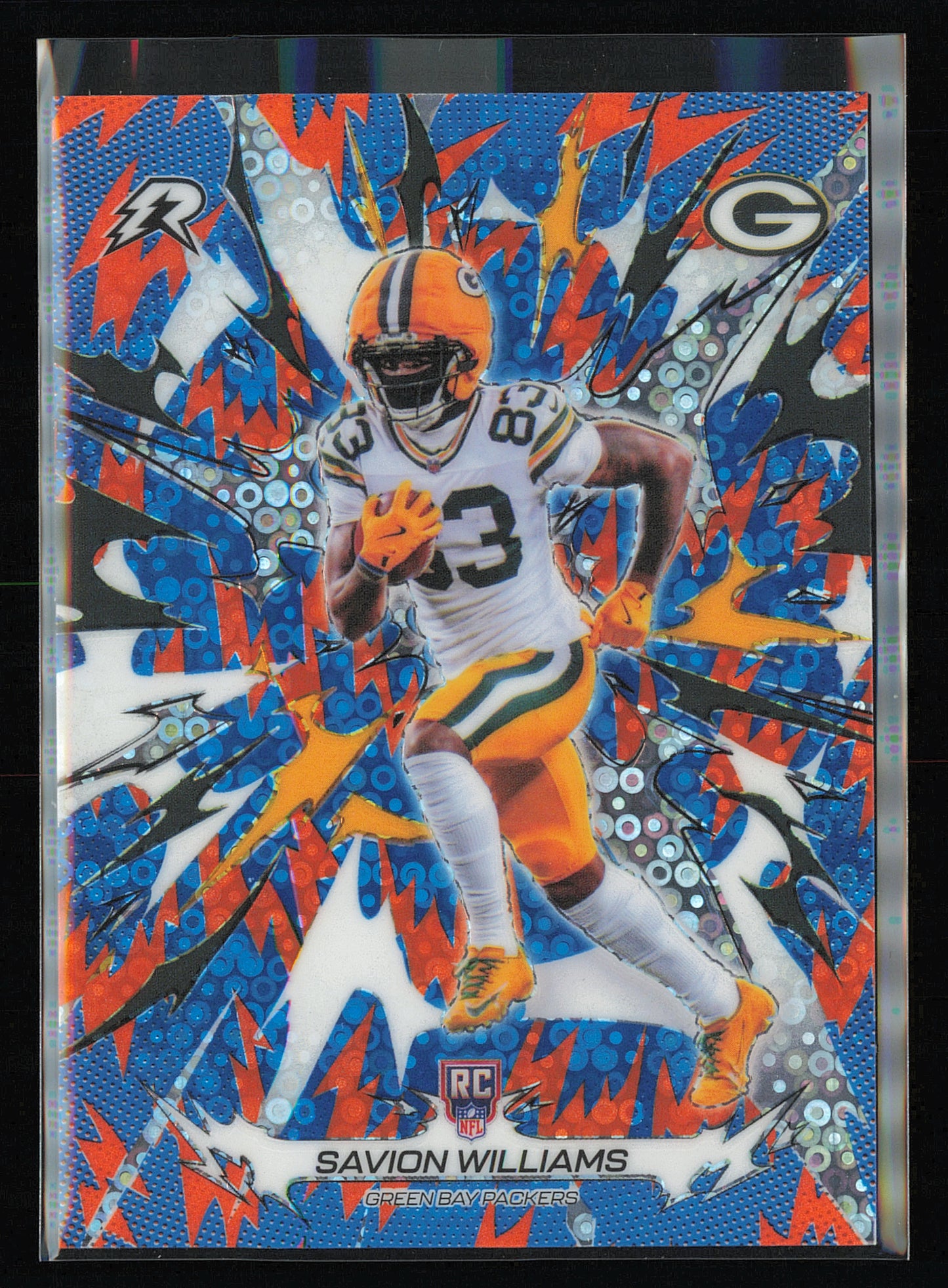 2025 Topps Resurgence #134 Savion Williams Blue & Orange Spark Refractor