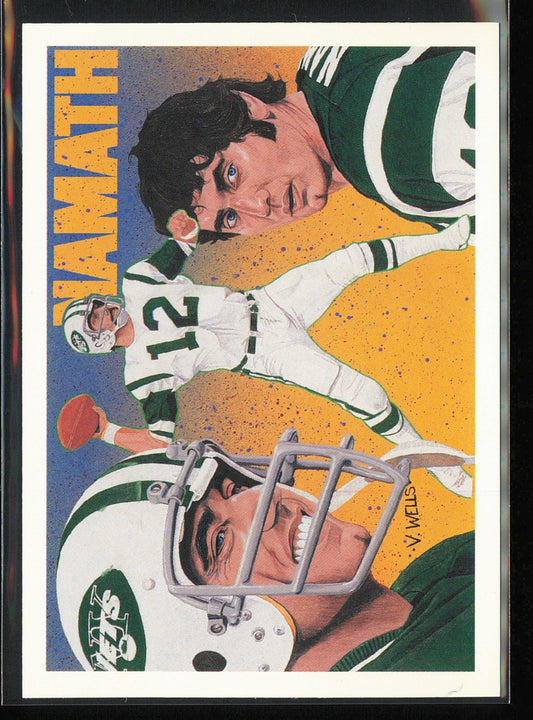 1991 Upper Deck #18 Joe Namath Football Heroes: Joe Namath