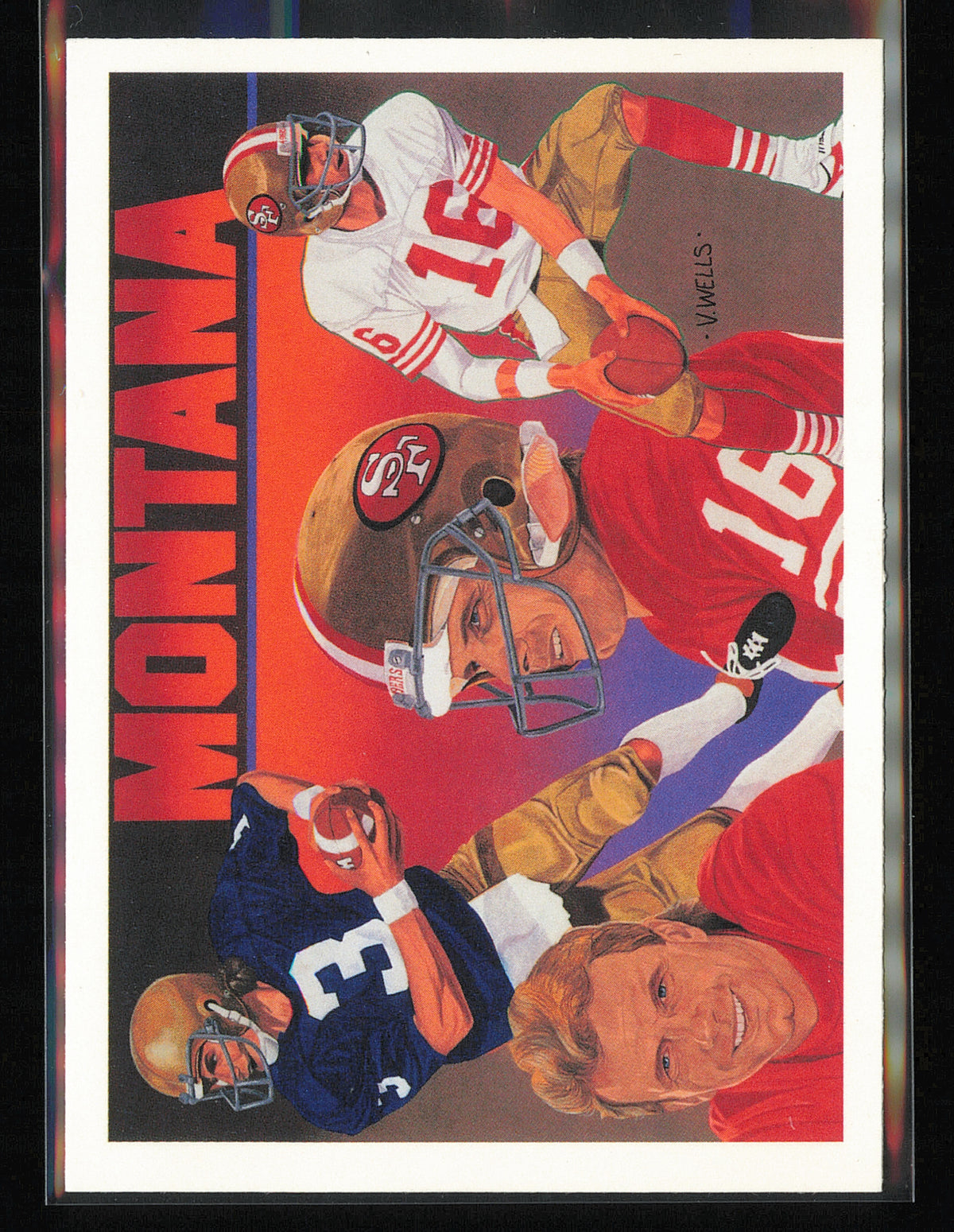 1991 Upper Deck #9 Joe Montana Football Heroes: Joe Montana