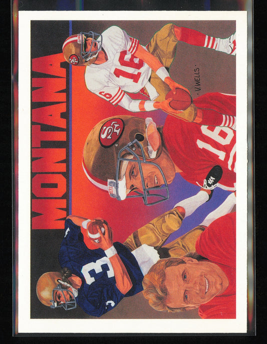 1991 Upper Deck #9 Joe Montana Football Heroes: Joe Montana