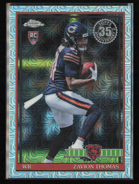 2026 Topps Flagship #91TRC-17 Zavion Thomas 1991 Topps Football Rookies Chrome