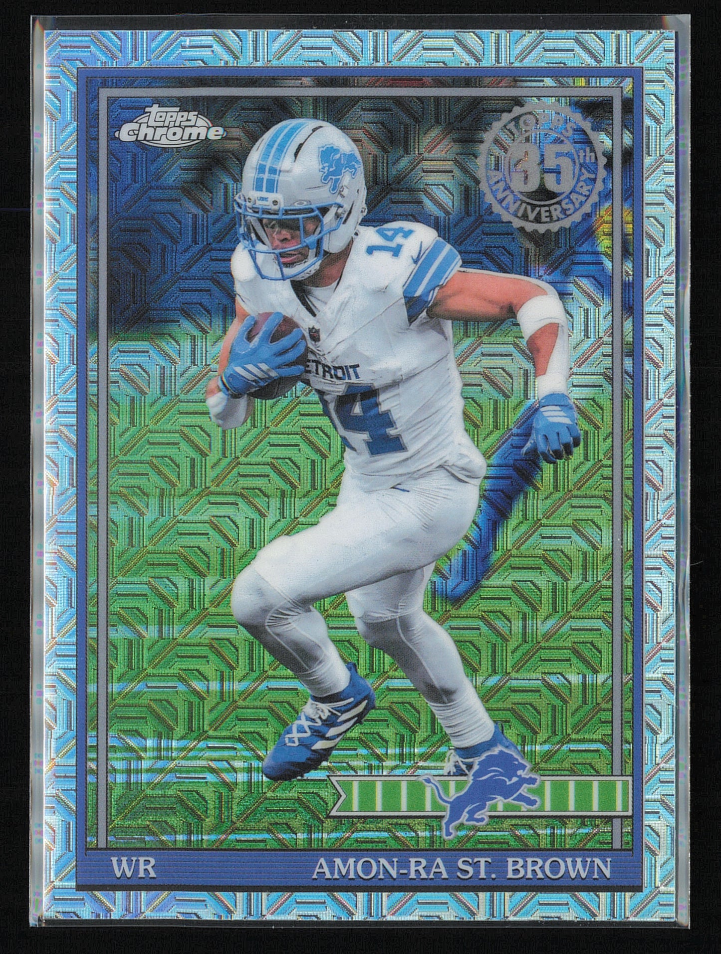 2026 Topps Flagship #91TC-36 Amon-Ra St. Brown 1991 Topps Football Chrome
