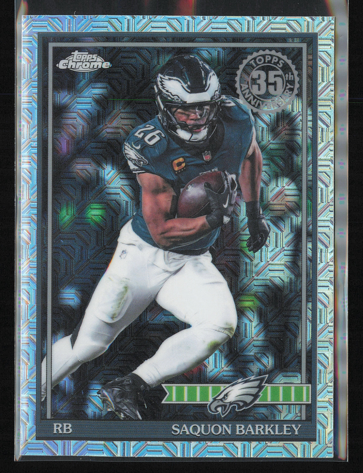 2026 Topps Flagship #91TC-19 Saquon Barkley 1991 Topps Football Chrome