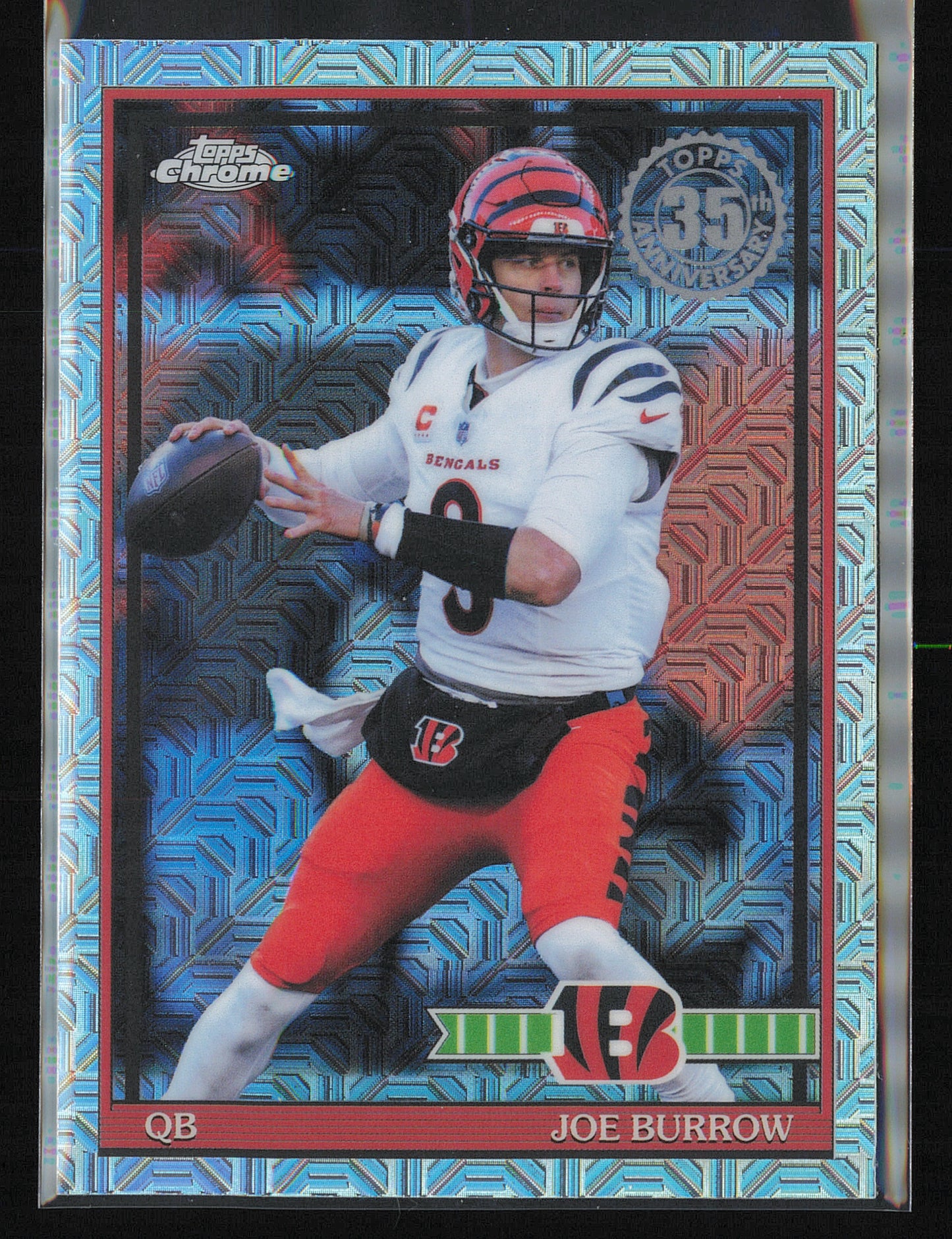 2026 Topps Flagship #91TC-21 Joe Burrow 1991 Topps Football Chrome