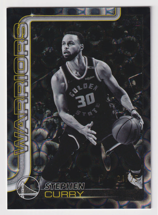 2025-26 Topps #135 Stephen Curry Cart Load #/25