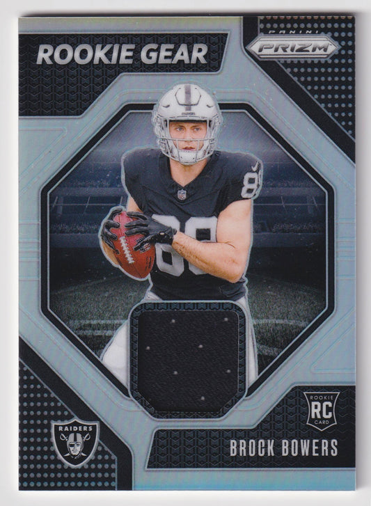 2024 Panini Prizm #RG-BBS Brock Bowers Rookie Gear
