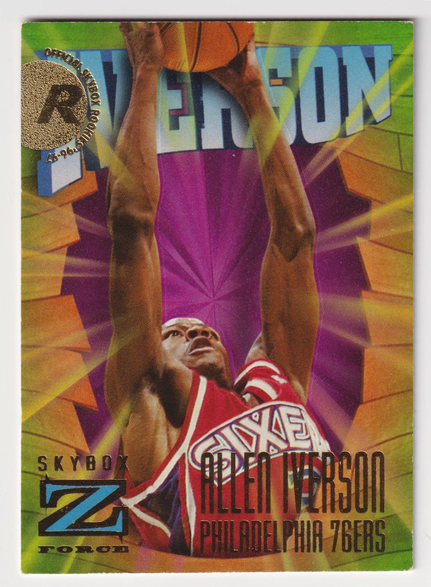 1996-97 SkyBox Z-Force #151 Allen Iverson
