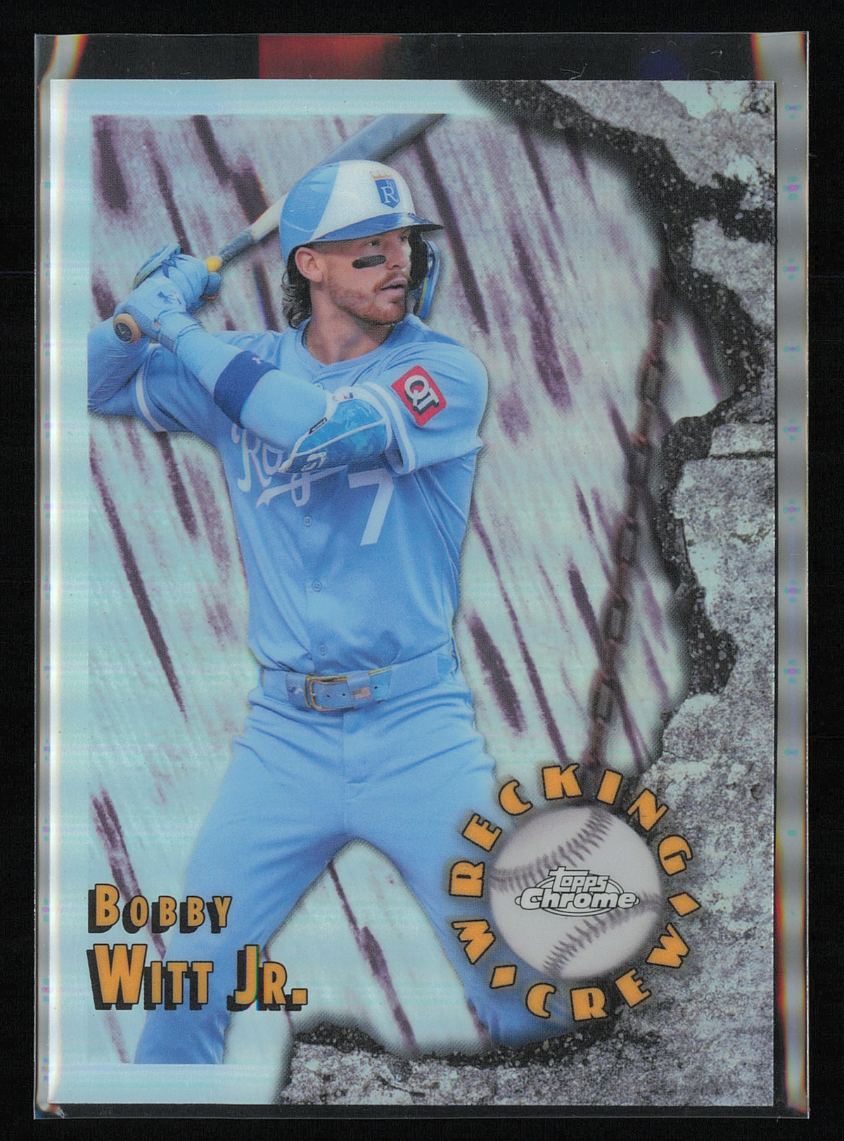 2026 Topps Chrome #WC-21 Bobby Witt Jr. Wrecking Crew
