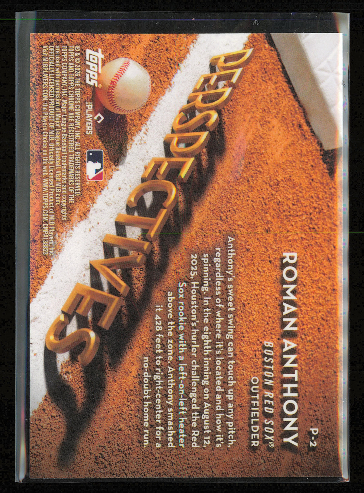 2026 Topps Chrome #P-2 Roman Anthony Perspectives