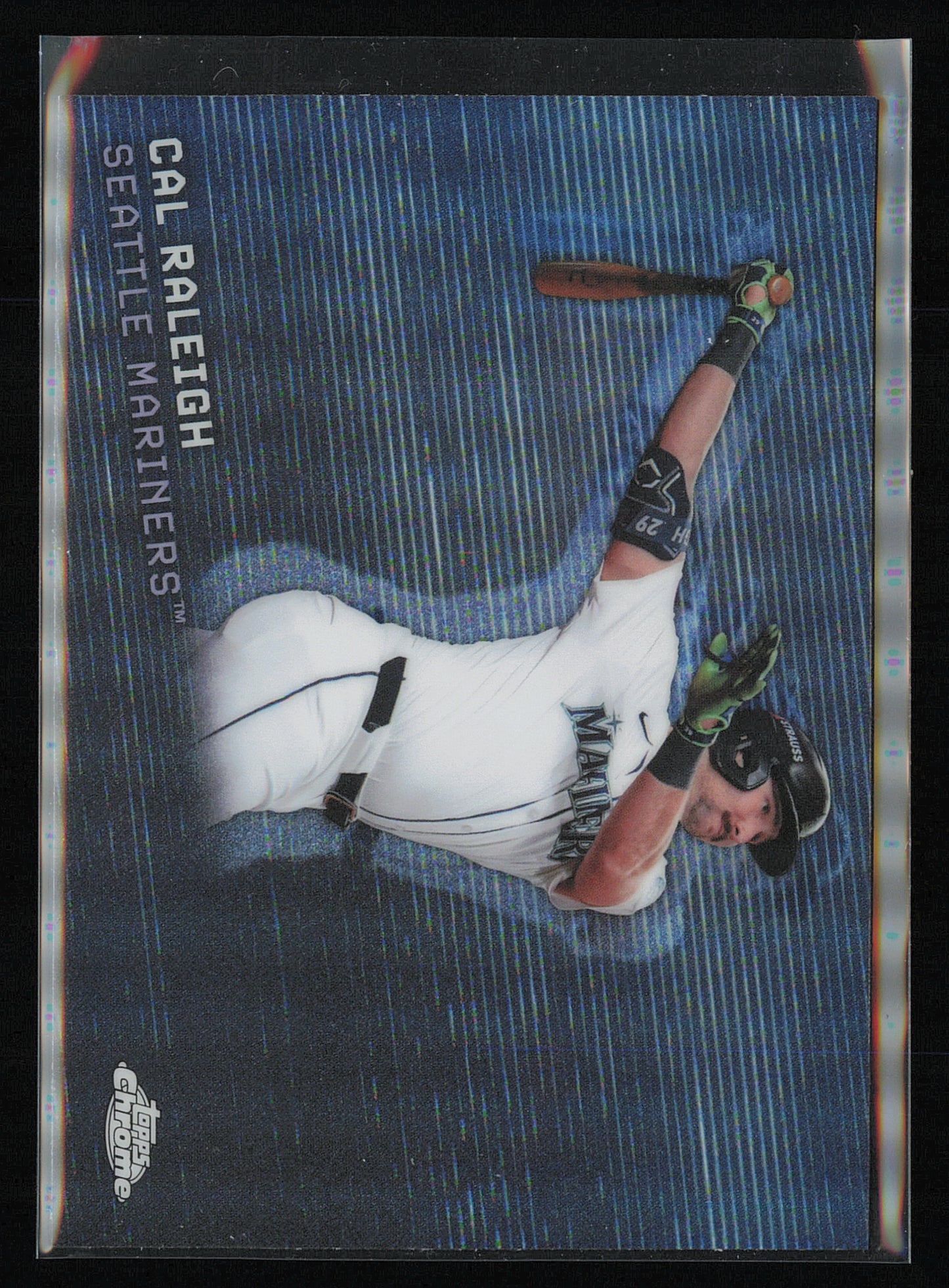 2026 Topps Chrome #SN-11 Cal Raleigh Static Noise