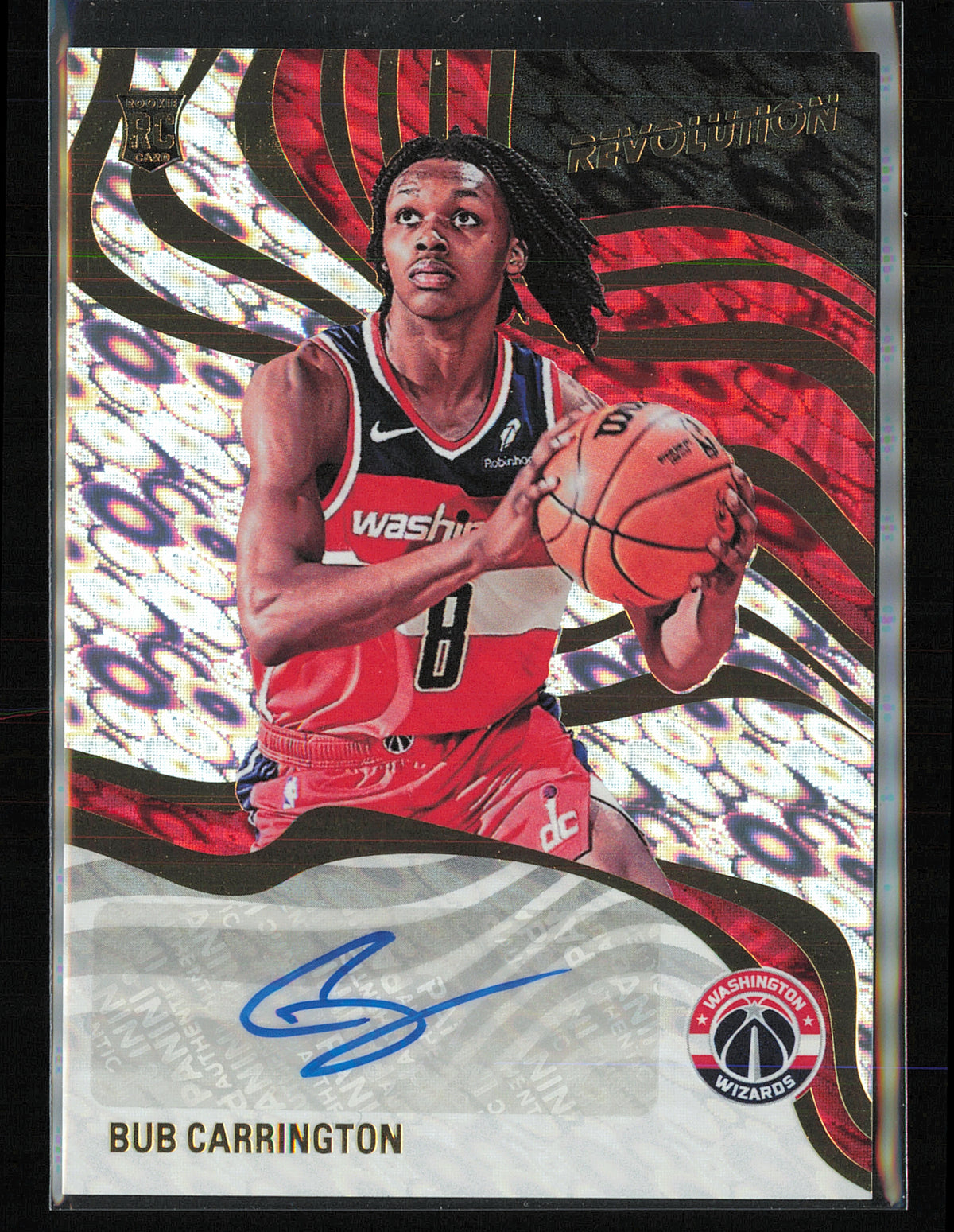 2024-25 Panini Revolution #RS-UBC Bub Carrington Revolution Signatures