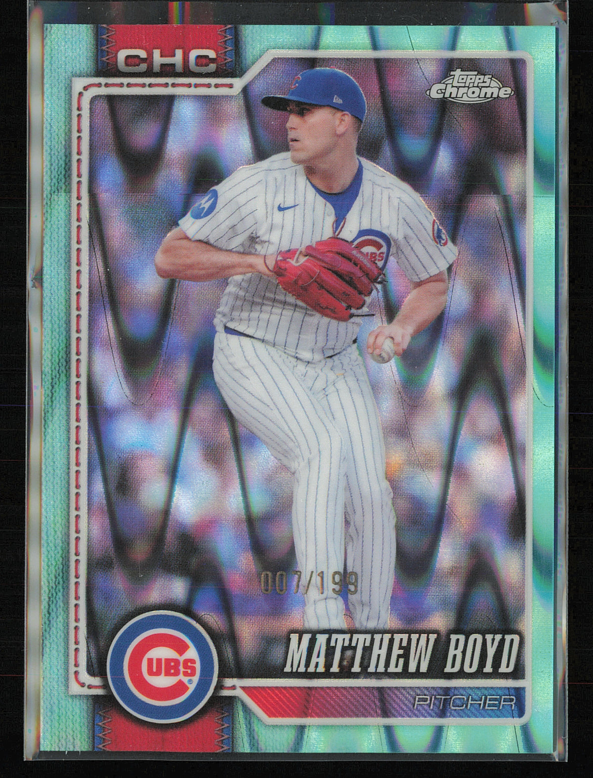 2026 Topps Chrome #256 Matthew Boyd Aqua Raywave Refractors #/199