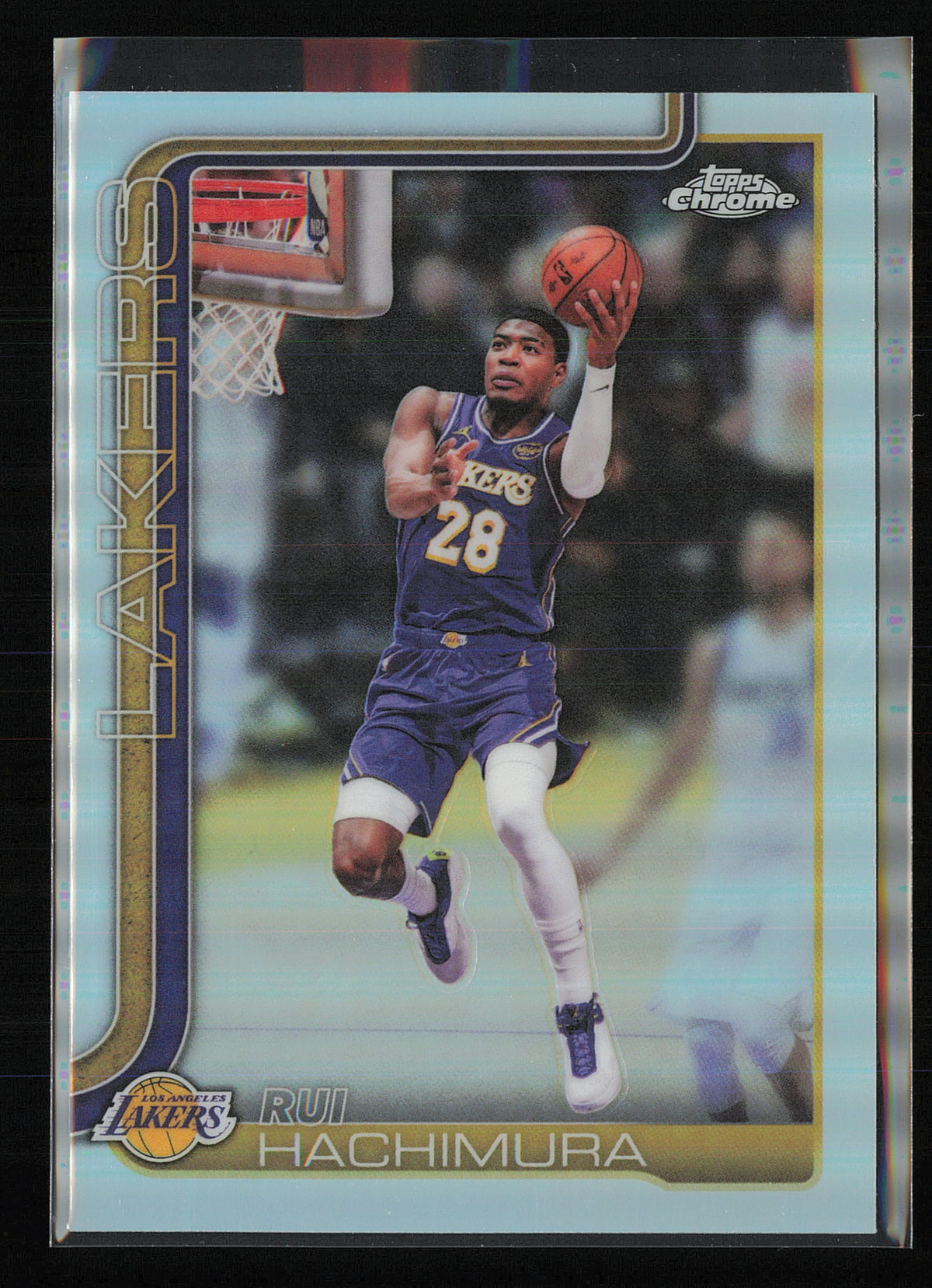2025-26 Topps Chrome Update #107 Rui Hachimura Refractor
