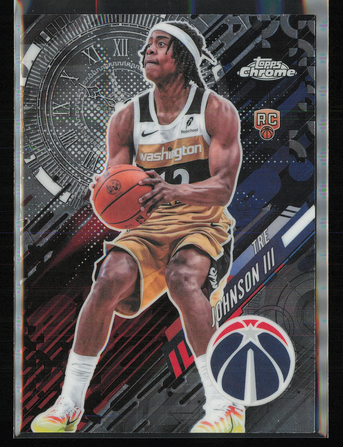 2025-26 Topps Chrome Update #GT-11 Tre Johnson III Go Time