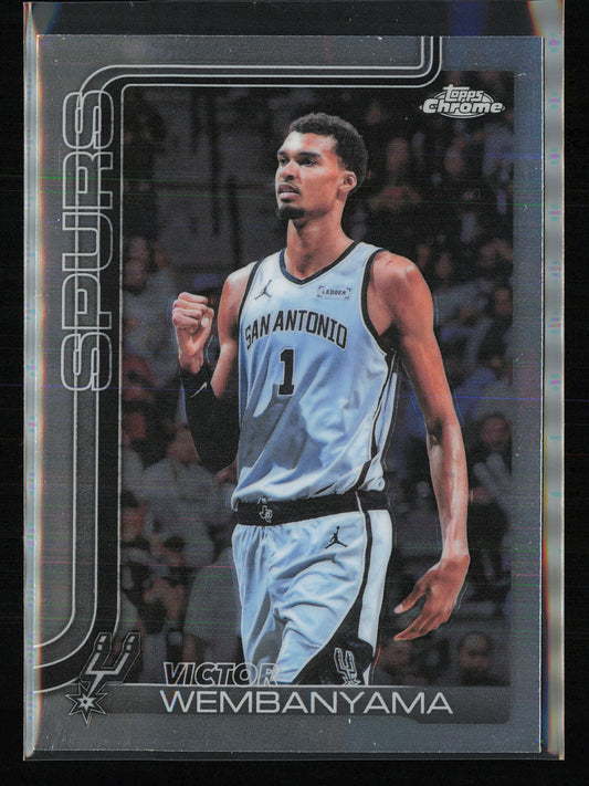 2025-26 Topps Chrome Update #22 Victor Wembanyama